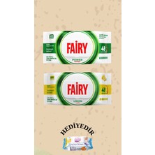 Fairy Çok Amaçlı Yüzey Temizleme Mendili 100 Yaprak | Limon Yağlı | Beyaz Sabun |