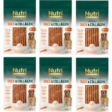 Nutri Canin Ördek Etli ve Kolajenli Tahılsız Köpek Et Ödülü 80 Gr. x 6 Adet