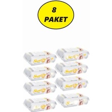 Sleepy Sensitive Islak Havlu 90'lı 8 Paket 720 Yaprak (Yenidoğan ve Her Yaş Grubu)