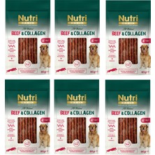 Nutri Canin Sığır Etli ve Kolajenli Tahılsız Köpek Et Ödülü 80 Gr. x 6 Adet