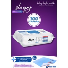 Sleepy Easy Clean Çamaşır Suyu Katkılı Yüzey Temizlik Havlusu 100 Yaprak Intermop Slim Cam Bezi
