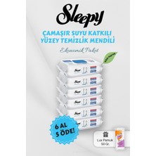 Sleepy Çamaşır Suyu Katkılı Yüzey Havlusu 6 Al 5 Öde Hediyeli