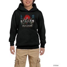 Zepplin Giyim Arch Enemy War Eternal Siyah Çocuk Kapşonlu Sweatshirt