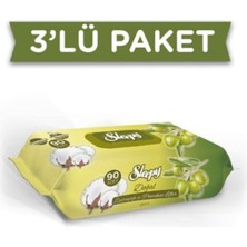 Sleepy Zeytinyağlı Islak Havlu 3'lü Paket
