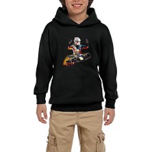 Zepplin Giyim F1 Redbull Siyah Çocuk Kapşonlu Sweatshirt