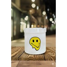 Sartre Art "gülen Yüz" Tasarımlı Kokusuz At Söndür Porselen Küllük