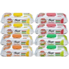Sleepy Easy Clean Yüzey Temizlik Mutfak Havlusu - Mendili 50 Yaprak Karma (8 Li Set)