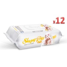 Sleepy Islak Havlu Mendil Sensıtıve 90'lı * 12 Paket