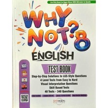 Ünlüler Karması Yayınları 8. Sınıf Lgs Why Not Test Book