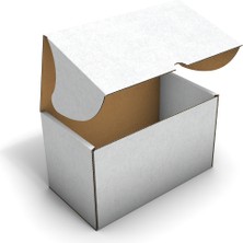Fark Kutu Ondüle 19,5X10,5X11 cm Testliner E-Ticaret Kargo Gönderi Kutusu
