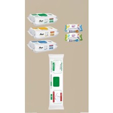 Sleepy Easy Clean Beyaz Sabun Katkılı Çamaşır Suyu Katkılı Arap Sabunu Katkılı 3X100 (300 Yaprak)