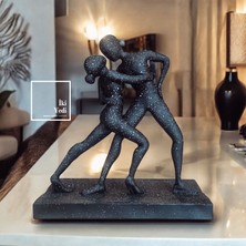 İki Yedi Konsept Tango Dansçı Çift Heykeli Aşk Dans Ev Dekorasyonu Masaüstü Aksesuarı Dekoratif Obje Hediyelik Biblo