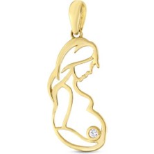 Koçak 14 Ayar Anne Bebek Altın Kolye Ucu