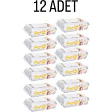 Sleepy Sensitive Islak Havlu 12X90'lı 12 Paket 1080 Yaprak Tüm Cilt Tipleri İçin Hassas Temizlik