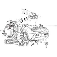 Qj VPS125/LTM125 Motor Kellle