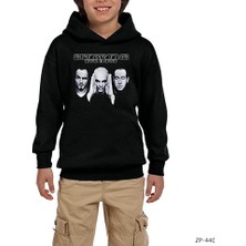 Zepplin Giyim Scorpions Eye To Eye Siyah Çocuk Kapşonlu Sweatshirt