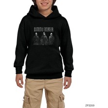 Zepplin Giyim Dimmu Borgir Group Siyah Çocuk Kapşonlu Sweatshirt