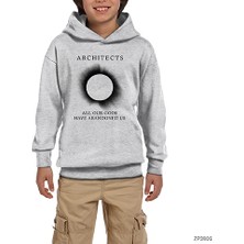 Zepplin Giyim Architects All Our Gods Have Abandoned Us Gri Çocuk Kapşonlu Sweatshirt
