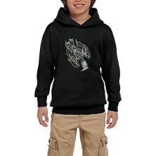 Zepplin Giyim Lamb Of God Fly Siyah Çocuk Kapşonlu Sweatshirt