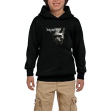 Zepplin Giyim Beherit Bardo Exist Siyah Çocuk Kapşonlu Sweatshirt
