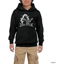 Zepplin Giyim Black Label Society Zakk Wylde Star Siyah Çocuk Kapşonlu Sweatshirt