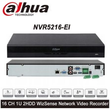 Dahua NVR5216-EI, 16KANAL, 12MPIX, H265+, 2 HDD Desteği, 1080P Kayıt, 320MBPS Bant Genişliği, Nvr