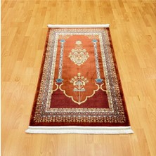 Mevlana Bazaar Özel Seri Ipek Seccade Kahverengi