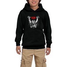 Zepplin Giyim Cannibal Corpse Logo 1CLASSIC97 Band Rock Siyah Çocuk Kapşonlu Sweatshirt