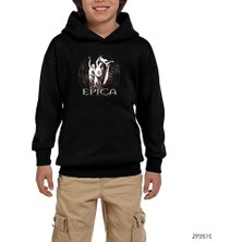 Zepplin Giyim Epica The Quantum Siyah Çocuk Kapşonlu Sweatshirt