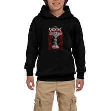 Zepplin Giyim Bullet For My Valentine Classic Siyah Çocuk Kapşonlu Sweatshirt