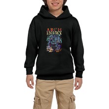 Zepplin Giyim Arch Enemy War Eternal Your Tokyo Sacrifice Siyah Çocuk Kapşonlu Sweatshirt