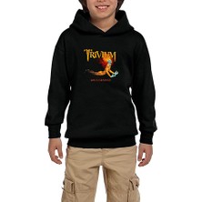 Zepplin Giyim Trivium Ascendancy Siyah Çocuk Kapşonlu Sweatshirt