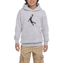 Zepplin Giyim Okc Russell Westbrook Gri Çocuk Kapşonlu Sweatshirt