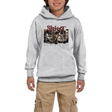 Zepplin Giyim Slipknot All Hope Is Gope Gri Çocuk Kapşonlu Sweatshirt