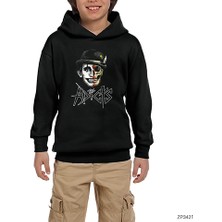 Zepplin Giyim The Addicts Skull Siyah Çocuk Kapşonlu Sweatshirt