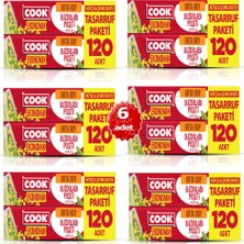 Cook x 6 Adet Ekonomik Orta Boy Buzdolabı Poşeti - 120 Adet