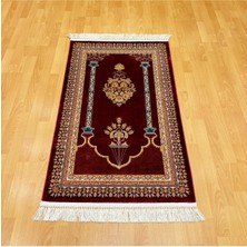 Mevlana Bazaar Özel Seri Ipek Seccade Bordo
