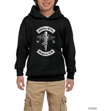 Zepplin Giyim Mötley Crüe Hollywood Siyah Çocuk Kapşonlu Sweatshirt