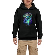 Zepplin Giyim Dio Holy Diver Siyah Çocuk Kapşonlu Sweatshirt