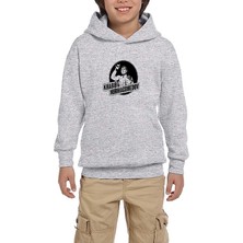 Zepplin Giyim Khabib Nurmagomedov Gri Çocuk Kapşonlu Sweatshirt
