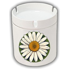 Sartre Art Papatya Temalı Baskılı Kül Tablası