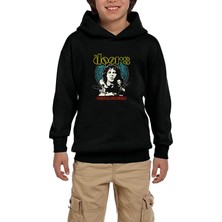 Zepplin Giyim The Doors Live In Concert Siyah Çocuk Kapşonlu Sweatshirt