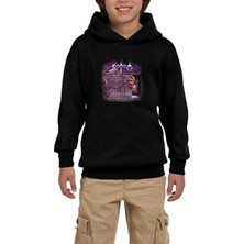 Zepplin Giyim Sodom Better Off Dead Siyah Çocuk Kapşonlu Sweatshirt
