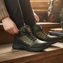 Ispartalılar 579 Ortopedik Kaymaz Taban İçi Kürklü Kadın Erkek Bot Ayakkabı Unisex Bot