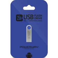 Powerway 256GB Metal Flash Bellek 2.0 USB Bellek