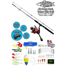 Fishack 40 Parça Profesyonel Tekne Olta Seti - 1.50MT/3+1BB
