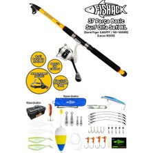 Fishack 37 Parça Surf Basic Deniz Olta Seti Xl - 3.60MT / 50-100GR