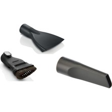 Bosch Unlimited 6-7-8 Serisi Uyumlu Döşek Emici-Mobilya Sert Yüzey Temizleyici-Ince Delikli Aparat 3lü Set