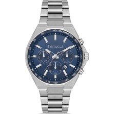 Ferrucci Gümüş Çelik Kordon Erkek Kol Saati L03635M.04