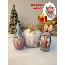 Gardenya Noel ( Yılbaşı ) Biblo 3 ' Lü Set Model 5
